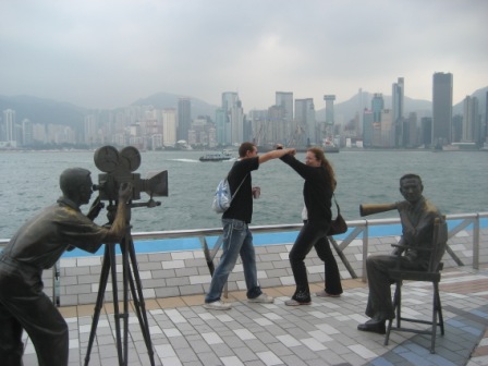 Lights, camera action ... caught on film, Hong Kong