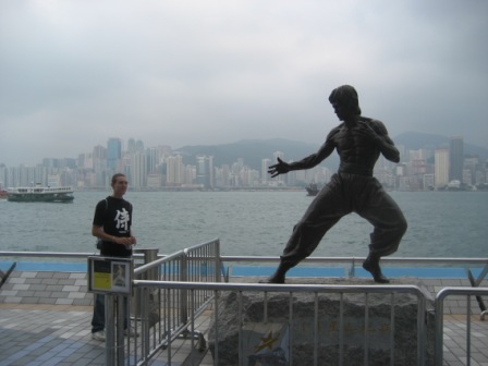 Bruce Lee caught in action, Hong Kong