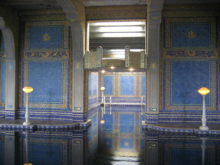 Indoor pool  at Hearst 'Castle', California, USA