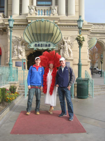 Met an early morning Showgirl, The Strip, Las Vegas, Nevada,USA