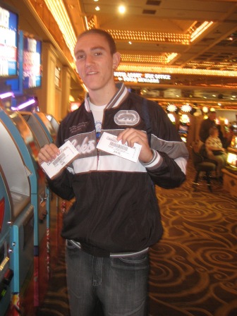 A winner in Vegas!, The Golden Nugget, Las Vegas, Nevada,USA