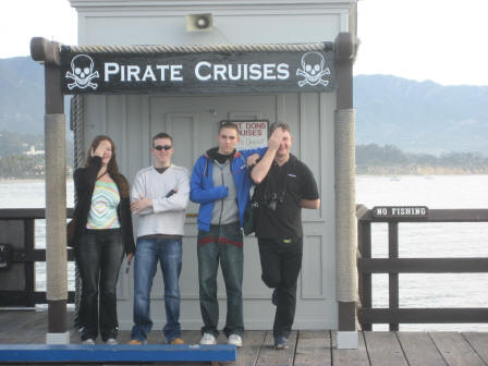 Motley Crew at Stearns Wharf, Santa Barbara