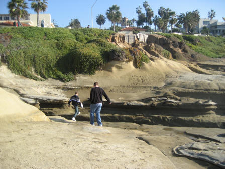 Ad & Scott at La Jolla beach San Diego