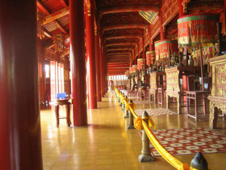 The Mieu (Temple of the Generations), dedicated to 9 Nguyen Emperors , Vietnam