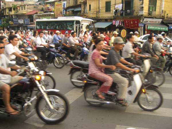 Traffic in Hanoi