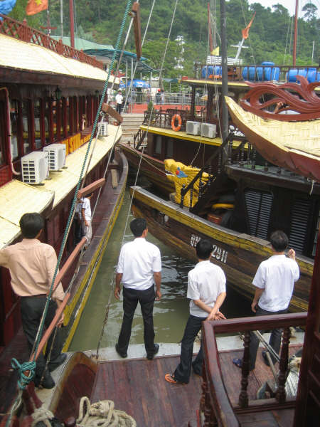 Chinese junks, Ha Long Bay